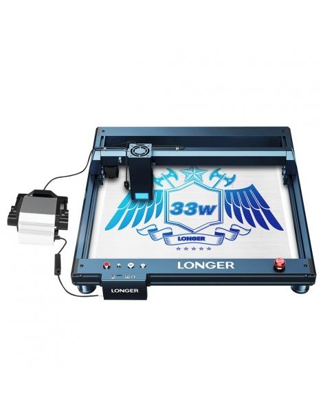 Taglierina per incisione laser Longer Laser B1 30W testa laser a 6 nuclei area di incisione 450 x 440 mm - UE Sconto