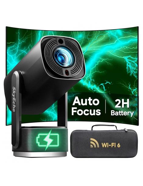 SkyEcho FreeONE Pro Proiettore portatile 350 ANSI Lumen risoluzione nativa 720P supporto gimbal a 270° Outlet