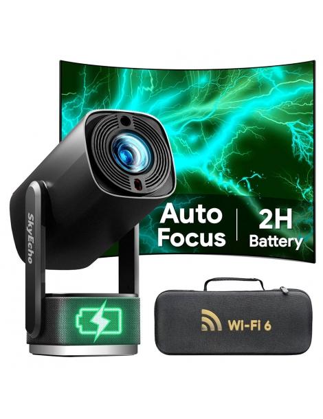 SkyEcho FreeONE Pro Proiettore portatile 350 ANSI Lumen risoluzione nativa 720P supporto gimbal a 270° Outlet