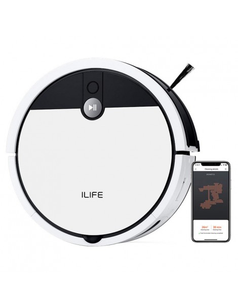ILIFE V9e Aspirapolvere Robot Aspirazione Massima di 4000Pa Connessione Wi-Fi Grande Pattumiera da 700ml - EU Italy