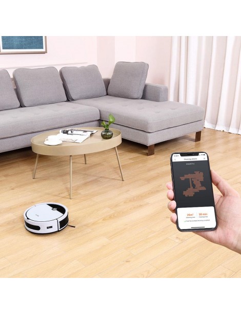 ILIFE V9e Aspirapolvere Robot Aspirazione Massima di 4000Pa Connessione Wi-Fi Grande Pattumiera da 700ml - EU Italy