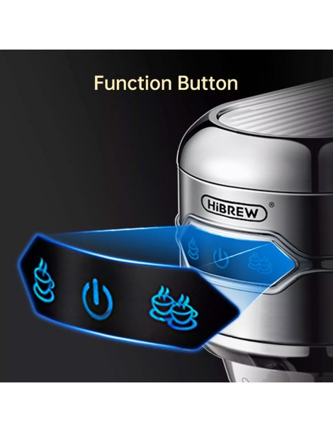 HiBREW H11 1450W Coffee Maker with Latte Cup 19 Bar Semi Auto Espresso Machine Fino Al -60%