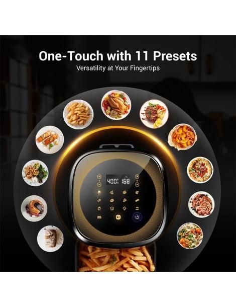 Ultenic K10 Friggitrice ad aria senza olio APP e controllo vocale 5L Forno elettrico caldo senza olio Cuocitore intelligente Offerte