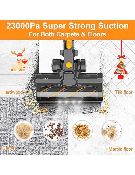 INSE S600 Aspirapolvere a batteria 23KPa Potenza di aspirazione 45min di autonomia massima 2 potenti modalità di aspirazione Hotsell