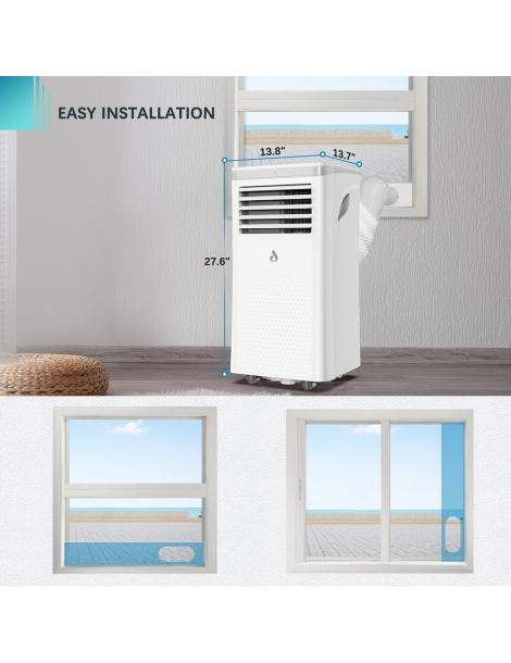 LUKO A011D1-7K 3 in 1 condizionatore d'aria portatile deumidificatore 7000BTU capacità di raffreddamento Vendite Flash
