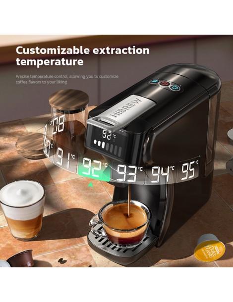 [Prevendita]HiBREW H1B Caffettiera a cialde 6 in 1 estrazione a pressione da 20 bar - Nero Negozio