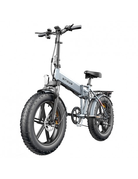 ENGWE EP-2 Pro 20 Pollici Bicicletta Elettrica Pieghevole con Pneumatici Grassi 750W Motore 48V 13Ah LG 2022 Versione–Grigio Negozi Online