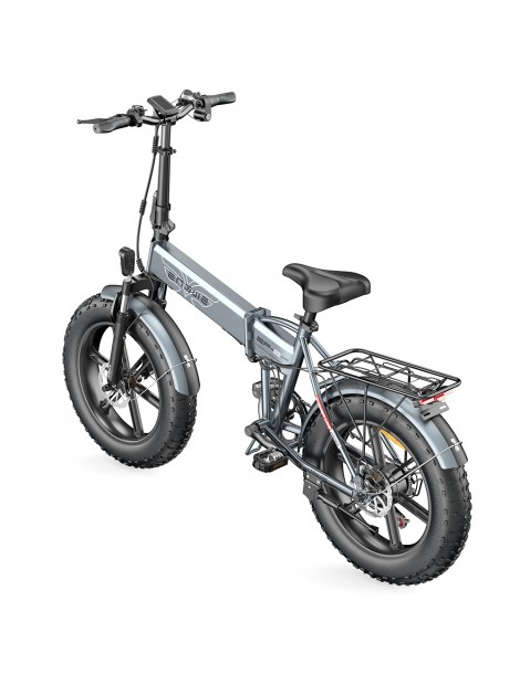 ENGWE EP-2 Pro 20 Pollici Bicicletta Elettrica Pieghevole con Pneumatici Grassi 750W Motore 48V 13Ah LG 2022 Versione–Grigio Negozi Online