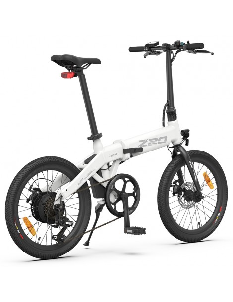 HIMO Z20 Max 20" Pneumatici Bici Elettrica Pieghevole Bici da città 250W Motore 36V 10Ah Batteria - Bianco Outlet
