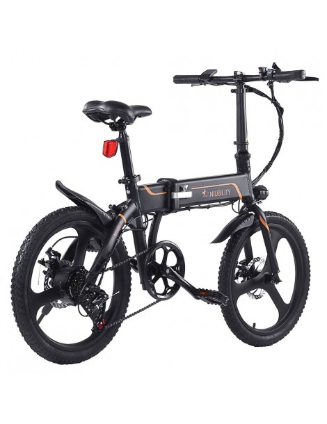 Niubility B20 20 Inch Bicicletta elettrica pieghevole 350W Motore 42V 10.4 Ah Batteria – Nero Saldi