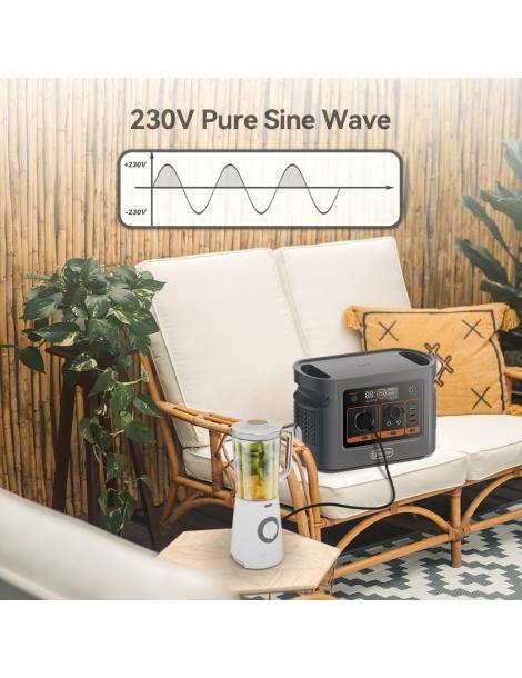 Flashfish QE01D Stazione di alimentazione portatile batteria da 22 4V/20Ah 448Wh uscita CA da 600W Offerte