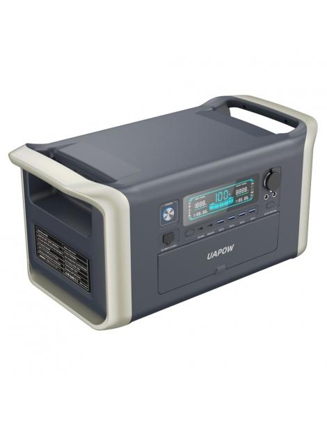 UAPOW Apower1000 Stazione di alimentazione portatile generatore solare LiFePO4 da 1024Wh uscita CA 1800W ricarica PD 100W Offerta speciale