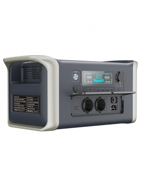 UAPOW Apower1000 Stazione di alimentazione portatile generatore solare LiFePO4 da 1024Wh uscita CA 1800W ricarica PD 100W Offerta speciale