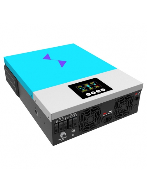 Inverter solare ibrido DAXTROMN 6200W MPPT 48V DC 120A inverter sinusoidale puro con ingresso PV 450V DC con WiFi Italia