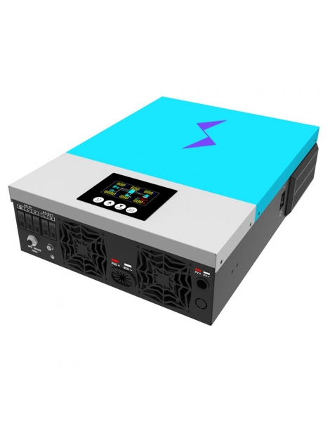 Inverter solare ibrido DAXTROMN 6200W MPPT 48V DC 120A inverter sinusoidale puro con ingresso PV 450V DC con WiFi Italia