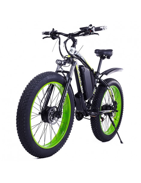 GOGOBEST GF700 26*4.0 Pneumatici Grassi Mountain Bike Elettrica 1000W Motore Brushless 48V 17 5Ah Batteria – Verde Qualità Garantita