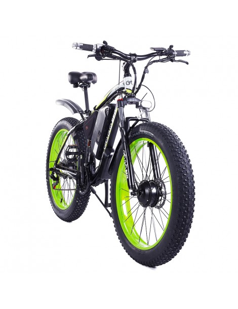 GOGOBEST GF700 26*4.0 Pneumatici Grassi Mountain Bike Elettrica 1000W Motore Brushless 48V 17 5Ah Batteria – Verde Qualità Garantita