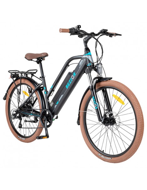 Bezior M2 Pro Ciclomotore elettrico 500W Motore 12.5Ah Batteria- Nero Consegna Veloce