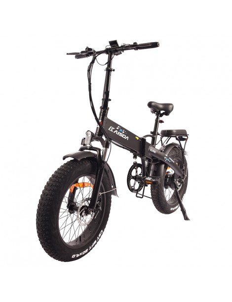 KAISDA K2 Pro 20*4.0 pollici Ciclomotore Elettrico Pieghevole con Pneumatici Grassi - Motore Bafang 350W e batteria 48V 12.8Ah Fino Al -60%