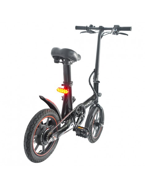 Happyrun HR-X40 Bicicletta elettrica leggera motore da 350W batteria da 36V 6Ah velocità massima 25km/h - Nero Shopping Online