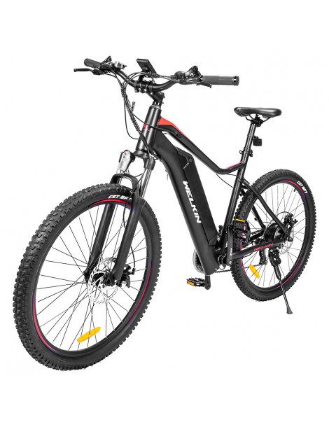 WELKIN WKEM001 Bicicletta elettrica da montagna motore senza spazzole da 250W batteria da 36V 10.4Ah - Nero e Rosso Affare Del Giorno