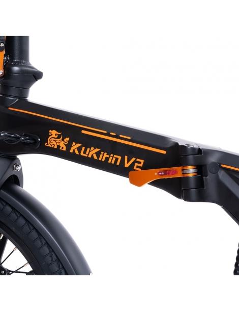 KuKirin V2 Bici Elettrica Pieghevole da Città Pneumatici da 20'' Batteria rimovibile da 36V 7.5Ah Motore da 430W 25km/h In Saldo
