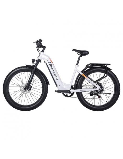 Shengmilo MX06 Bici Elettrica Fuoristrada Motore Bafang 500W Batteria Samsung 48V 17.5Ah Pneumatici Grassi All-terrain 26in Italy