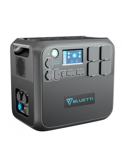 BLUETTI AC200MAX 2048Wh/2200W Stazione di Energia Solare Portatile Espandibile Batteria LifePo4 fino a 8192Wh 4400W Pezzi Unici