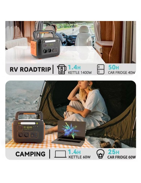 Flashfish A1001 Generatore solare portatile 1030Wh/1000W 278400mAh porte CA a onda sinusoidale pura 7 uscite - spina UE Acquista Ora