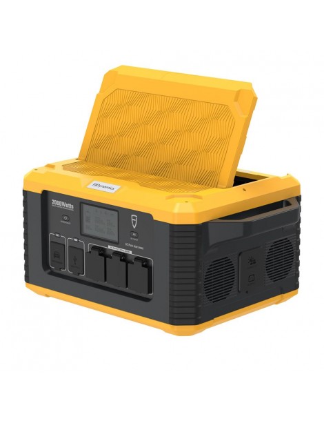 Fjdynamics Powersec MP2000 2264W/2000W Generatore Solare Portatile A Centrale Elettrica Pacco Batterie Rimovibile 12 Uscite Sottocosto