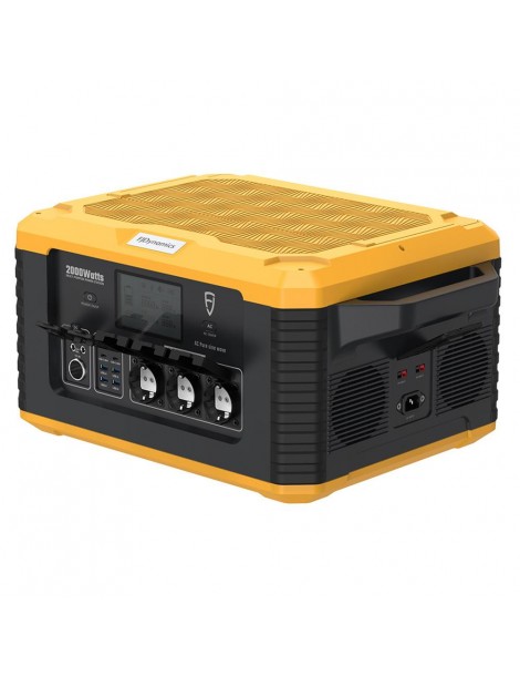 Fjdynamics Powersec MP2000 2264W/2000W Generatore Solare Portatile A Centrale Elettrica Pacco Batterie Rimovibile 12 Uscite Sottocosto