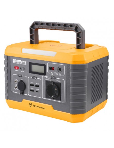 Fjdynamics Powersec MP500 520Wh/500W Centrale Elettrica Portatile Ricarica Wireless 10W 8 Porte Di Uscita Versione UE Convenienza