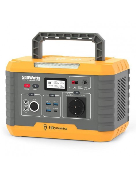 Fjdynamics Powersec MP500 520Wh/500W Centrale Elettrica Portatile Ricarica Wireless 10W 8 Porte Di Uscita Versione UE Convenienza