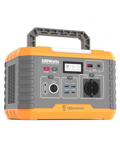 Fjdynamics Powersec MP500 520Wh/500W Centrale Elettrica Portatile Ricarica Wireless 10W 8 Porte Di Uscita Versione UE Convenienza