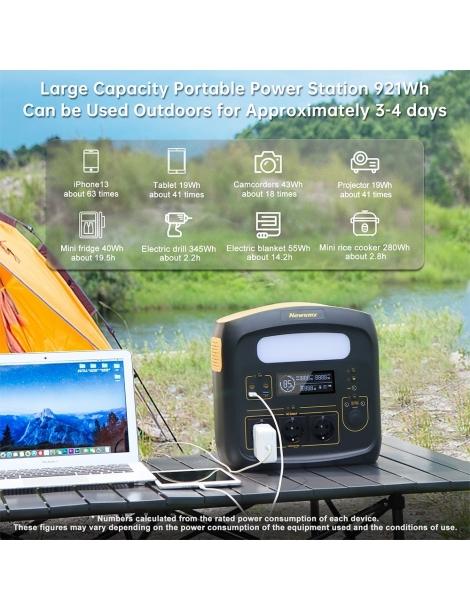 Newsmy N1200 Stazione di alimentazione portatile batterie LiFePO4 da 921Wh Vendita Economica