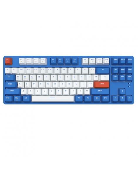 Ajazz AK871 interruttore blu 87 tasti tastiera meccanica dual-mode senza fili Sottocosto