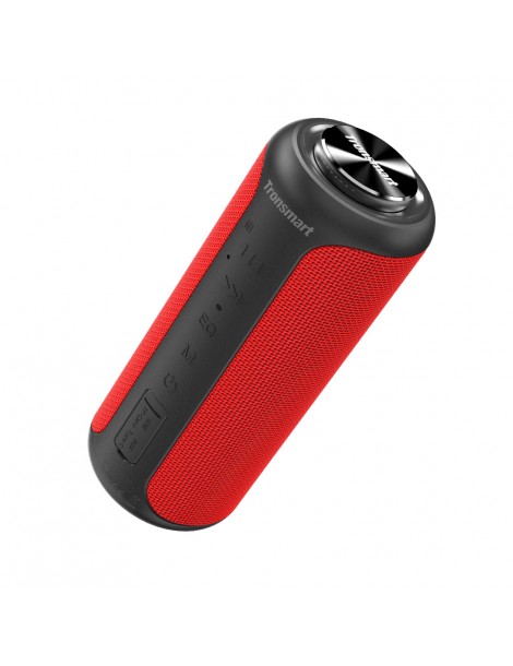 Tronsmart T6 Plus Edizione aggiornata Altoparlante portatile Bluetooth 5.0 con potenza fino a 40W Suono a 360° IPX6 NFC - Rosso Outlet