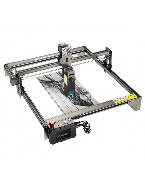 Taglierina per Incisione Laser ATOMSTACK S10 Pro 10W Potenza Macchina 50W Messa a Fuoco Fissa Spot Compresso 0 08x0 06mm Italy