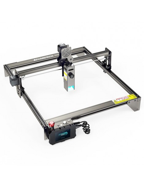 Taglierina per Incisione Laser ATOMSTACK S10 Pro 10W Potenza Macchina 50W Messa a Fuoco Fissa Spot Compresso 0 08x0 06mm Italy