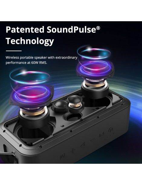 Tronsmart Force Pro 60W Speaker Bluetooth ATS2835 IPX7 - Nero Acquista Ora