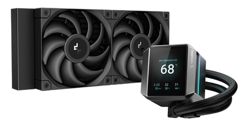 DeepCool MYSTIQUE 240 Processore Raffreddatore di liquidi tutto in uno 12 cm Nero 1 pz