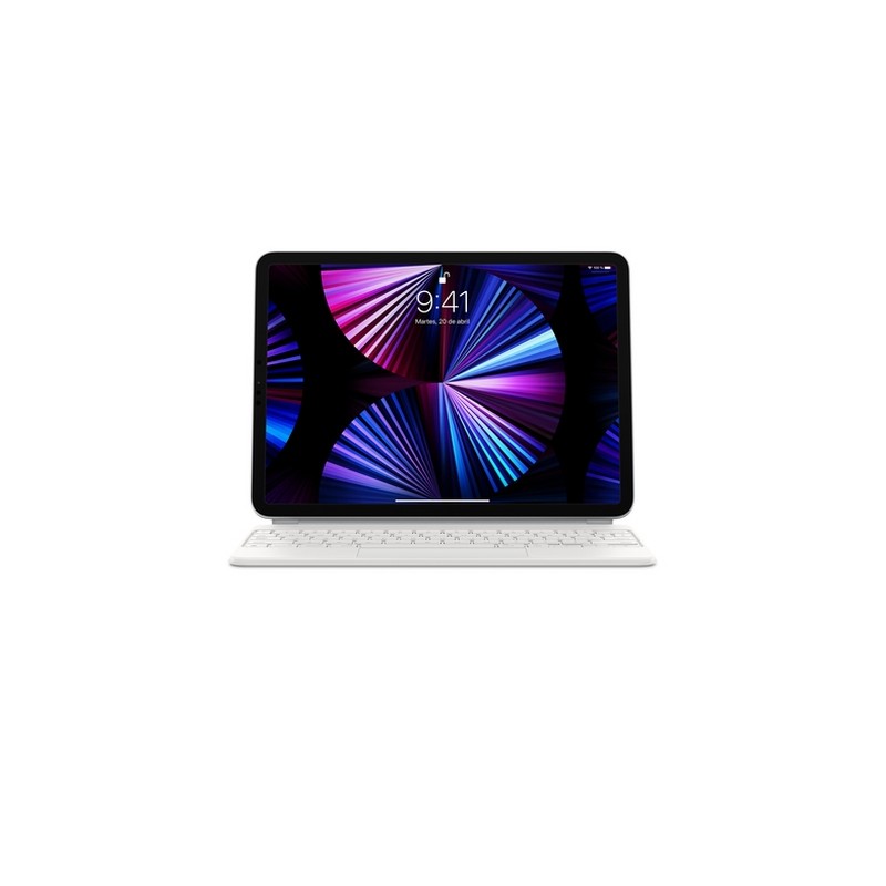 APPLE MAGIC KEYBOARD FOR IPAD PRO 11-INCH (3RD GEN) AND IPAD AIR (4TH GEN) - SPANISH - WHITE - (MIN. 10PZ) Promozione Limitata