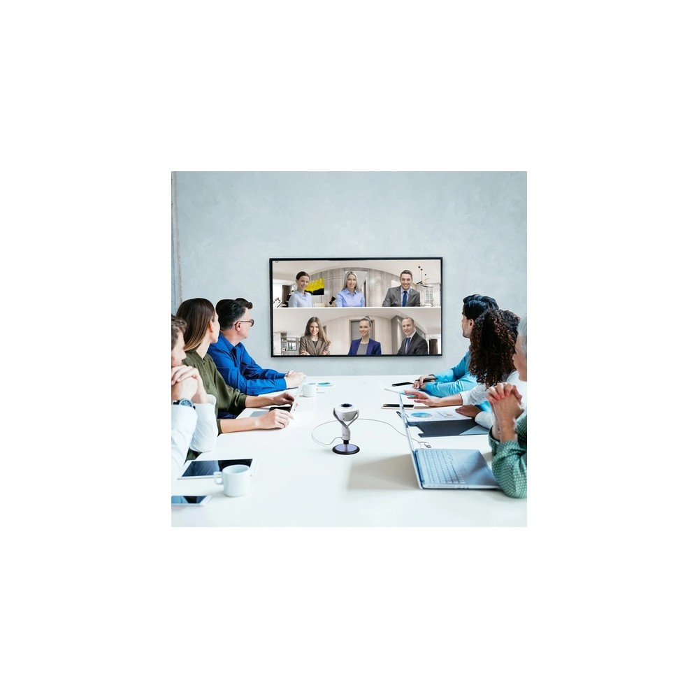 j5create 360° AI-Powered Webcam with Speakerphone Pezzi Unici
