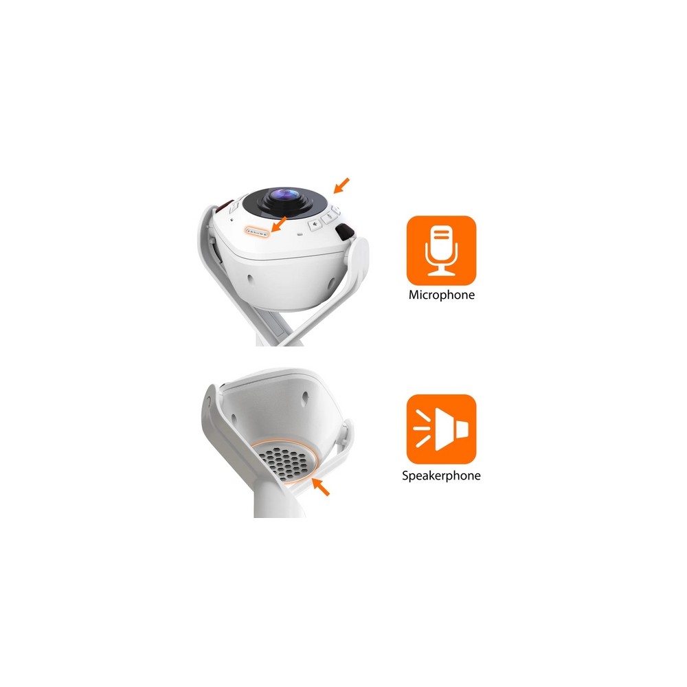 j5create 360° AI-Powered Webcam with Speakerphone Pezzi Unici