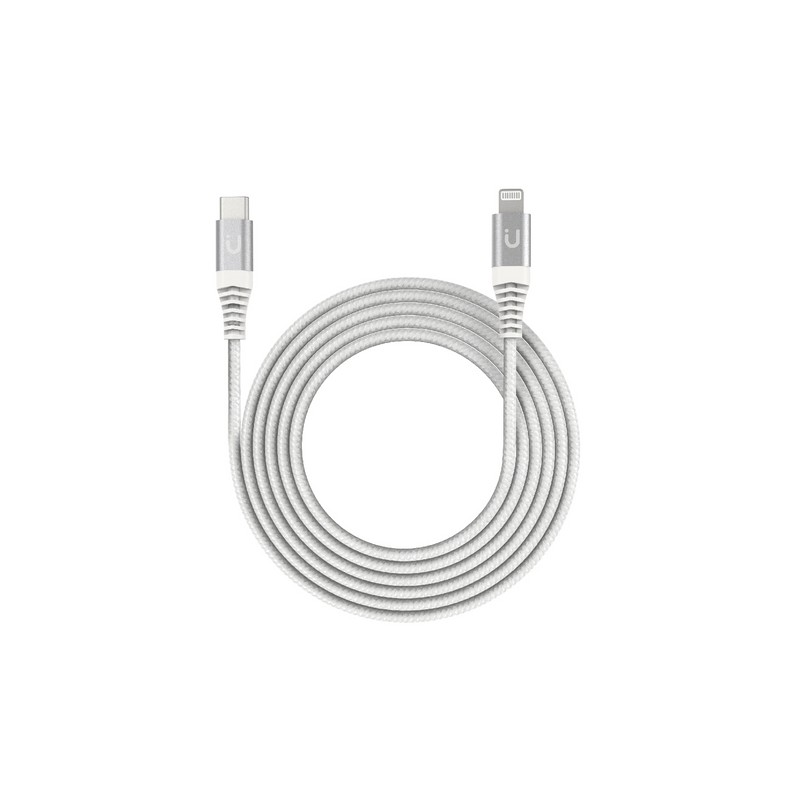 TUNIT Cavo di ricarica nylon intrecciato USB-C / Lightning - 2mt 2025