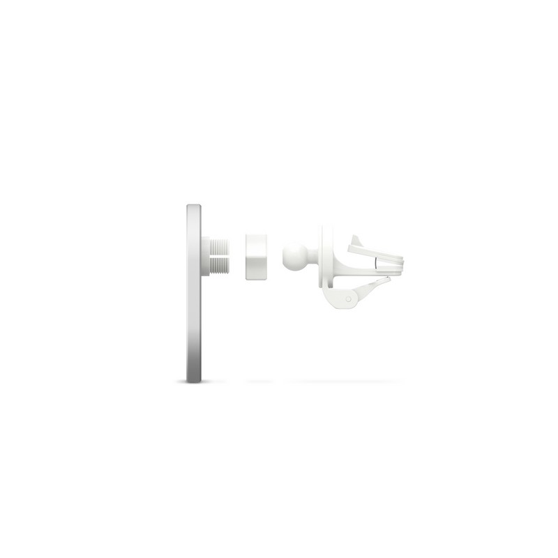 EPICO EPICO ELLIPSE MAGNETIC CAR CHARGER 15W/10W/7 5W + 18W USB-A CHARGER - white Novità