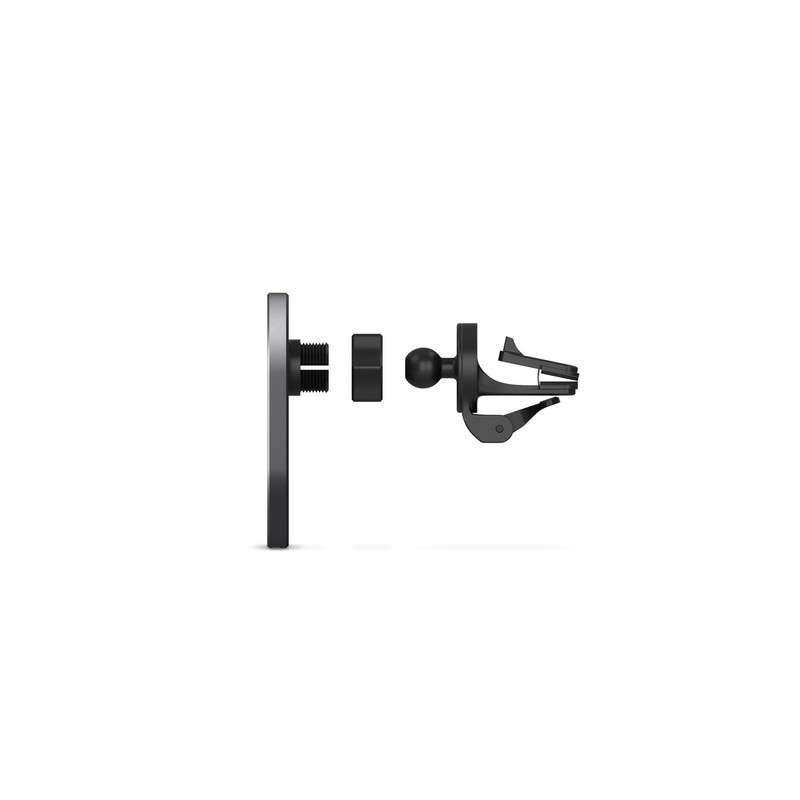 EPICO EPICO ELLIPSE EPICO ELLIPSE MAGNETIC CAR CHARGER 15W/10W/7 5W + 18W USB-A CHARGER - space grey Presa