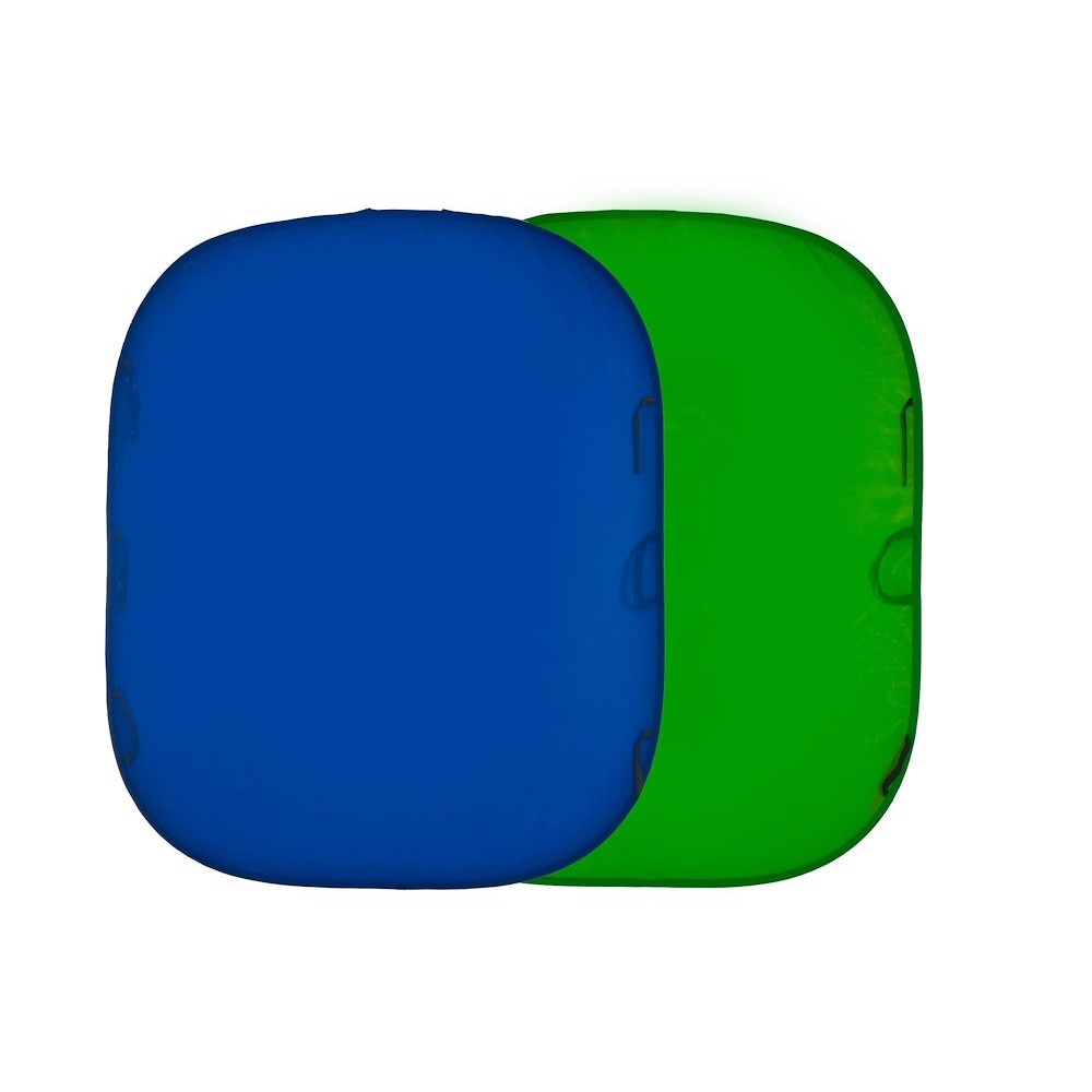 Manfrotto Fondale ripiegabile Chromakey Blu / Verde 1 5 x 1 8 m