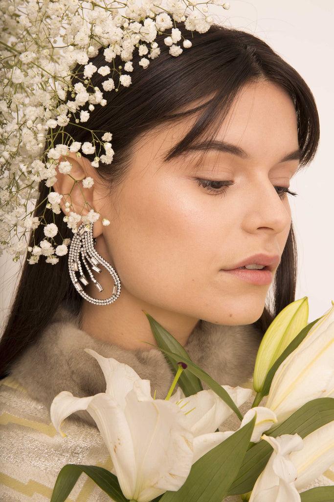 Silvia Gnecchi Cachemire Earrings In Vendita