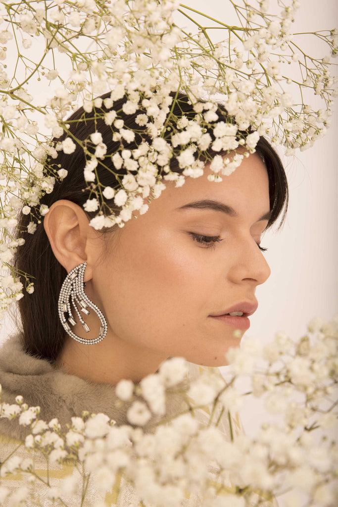 Silvia Gnecchi Cachemire Earrings In Vendita